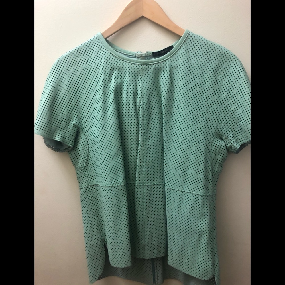 Leather Top worn once